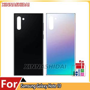 삼성 갤럭시 노트10 N970 배터리 백 커버 하우징 케이스 유리 패널 교체 부품용 새 배터리 백 커버