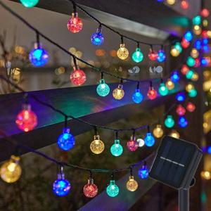 100 LED 태양 빛 야외 IP65 방수 문자열 요정 램프 태양 정원 Garlands 크리스마스 장식 12M