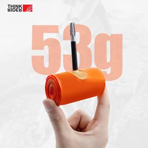 ThinkRider 1PSC 초경량 자전거 내부 튜브 26 27.5 29 인치 MTB 자전거 TPU 소재 타이어 45mm 프랑스어 밸브 슈퍼 라이트