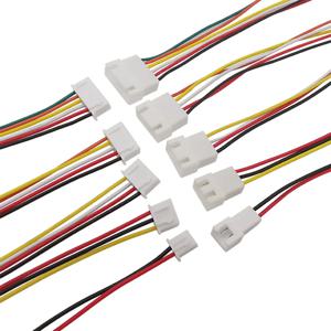 10Pcs 마이크로 JST XH 2.54mm 피치 2/3/4/5/6 핀 수 플러그/XH2.54 암 소켓 연장 리드 와이어 케이블 커넥터 20CM 26AWG