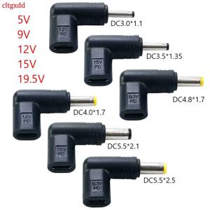 CLTGXXD USB 타입 C PD-DC 전원 커넥터 5V 9V 12V 15V 19.5V USB C-DC 잭 플러그 충전 어댑터 컨버터 (태블릿용)