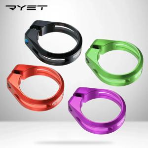 Ryet 자전거 시트 포스트 클램프 CNC 알루미늄 합금 슈퍼 라이트 사이클링 안장 시트 포스트 클램프 27.2/30.8/31.6mm 자전거 부품