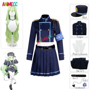 ANIMECC 재고 있음 S-2XL 블루 아카이브 타치바나 히카리 노조미 코스프레 의상 가발 애니메이션 프로젝트 MX 학교 교복 할로윈