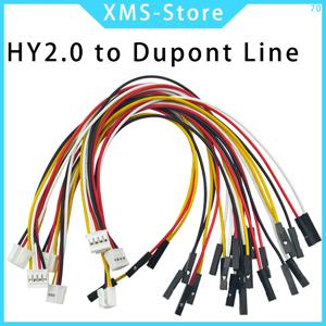 10Pcs HY2.0-Dupont 라인 전자 와이어-2P/3P/4P/5P/6 핀-2.54mm Dupont Male/ Female 와이어 커넥터 컬러 케이블