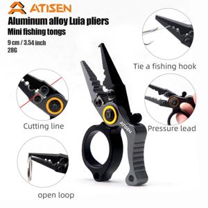 Booms Fishing X1 알루미늄 낚시 펜치 바닷물, 서핑 낚시 태클 키트, 낚시 Multitool 후크 리무버 땋은 낚싯줄