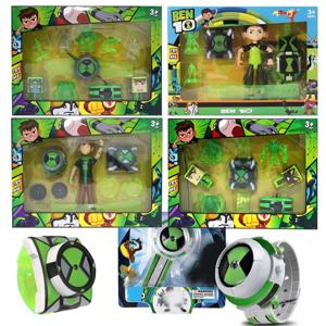 기존 BEN10 Omnitrix Ben Tennyson 프로젝션 시계 변환 장치 사운드 라이트 액션 피규어 장난감 장식품 수집
