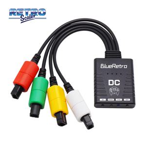 SEGA DreamCast 콘솔 용 RetroScaler BlueRetro 무선 컨트롤러 어댑터-PS3 PS4 PS5 8bitdo Switch Pro WiiU 컨트롤러