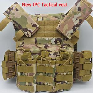 새로운 전술 조끼 JPC 퀵 릴리스 버클 트리플 매거진 파우치 사냥 캐리어 Airsoft 액세서리 MOLLE Army CS 게임 조끼 기어