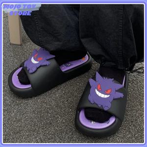 포켓몬 Gengar 애니메이션 남성과 여성을위한 주변 슬리퍼 유행과 멋진 인터넷 적외선 안티 슬립 Eva 커플 슬리퍼 선물