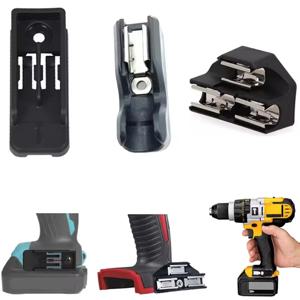 Makita/Dewalt/Milwaukee 무선 드릴용 나사가 있는 비트 홀더 후크 전동 공구 액세서리용 듀얼 비트 홀더 비트 홀더