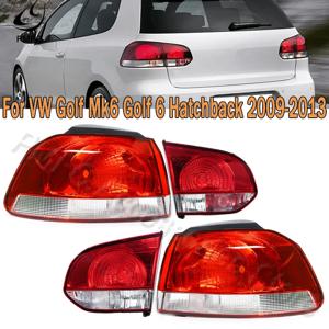PMFC 자동차 테일 라이트 미등 후면 역방향 운전 사이드 램프 VW 골프 Mk6 골프 6 해치백 용 전구 없음 2009 2010 2011 2012 2013
