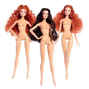 유럽 ​​패션 1/6 BJD 인형 바디 수집가 제한 컬렉션 일일 복장 파티 드레스 바비 인형 DIY 장난감 생일 선물