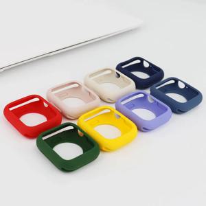 Apple Watch Cover 용 캔디 소프트 실리콘 케이스 8 7 6 Se 5 4 8Ultra 45mm 42mm 38mm 보호 Iwatch 시리즈 44mm 40mm 41mm 범퍼