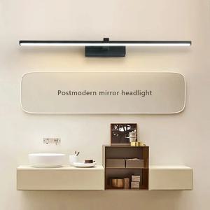 현대 LED 벽 조명 욕실 하드웨어 벽 램프 3 색 조명 알루미늄 Led 욕실 목욕 거울 라인 램프 메이크업 라이트