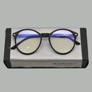 Photochromic 안티 블루 레이 컴퓨터 안경 여성 빈티지 라운드 프레임 게임 안경 남성 안티 눈의 피로 빛 차단 안경
