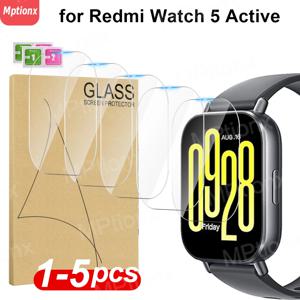 Xiaomi Redmi Watch 5 용 강화 유리 Mi Redmi Watch 5 4 Prottiecve Film 용 액티브 스마트 시계 화면 보호기 안티 스크래치