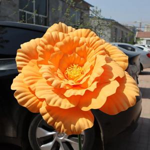 DIA 80CM 대형 인공 모란 디스플레이 창 무대 이벤트 장식 꽃 웨딩 배경 장식 PE 모란 꽃