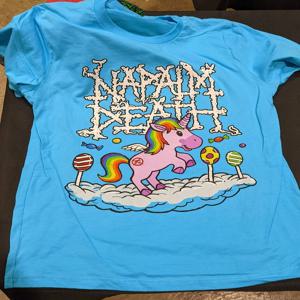 Napalm Death 유니콘 티셔츠 코튼 남성 여성 모든 사이즈 S-4XL CB355