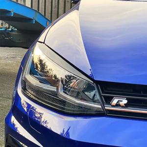자동차 헤드라이트 눈썹 눈꺼풀 커버 3D 스티커 트림, 골프 MK7 GTI GTD GTE Golf MK7 R-Line R MK7 TDI TSI MPI 2012-2020