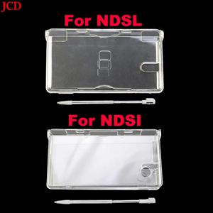 JCD 투명 크리스탈 케이스 DSL NDS Lite NDSL용 투명 하드 커버 쉘 DSi NDSi 콘솔 및 터치 스크린 펜용