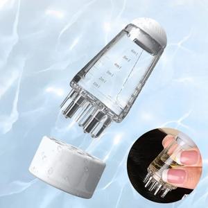 6ml 미니 헤드 마사지 롤러 볼 브러시 두피 애플리케이터 모발 성장 에센셜 오일 의학 액체 애플리케이터 마사지 빗