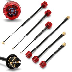 흑곰 FPV 5.8G 롤리팝 안테나 LHCP RHCP SMA MMCX IPX1 커넥터 RC 레이싱 드론용 3.5DBi 장거리