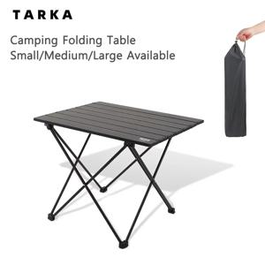 TARKA 접이식 캠핑 테이블, 휴대용 알루미늄 합금 테이블, 관광 바비큐 피크닉 접이식 테이블, 마당 발코니 정원, 캠프 용품