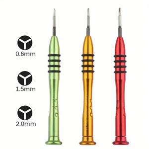 스마트 시계 수리에 적합 Y자형 0.6 Mm 1.5 Mm 2.0 Mm 다양한 시나리오에 적합한 3날 드라이버