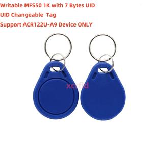 NFC RFID 13.56Mhz S50 1k, 0 블록 7바이트 UID 변경 가능, 쓰기 가능한 스마트 카드, 중국산 매직 키태그, 복제용 IC 토큰