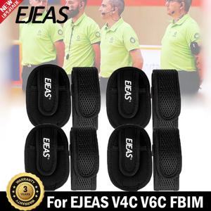 EJEAS 스포츠 완장 MP3 V4 V6 FBIM 심판 인터콤 헤드셋 러닝 소프트 파우치 조절 가능한 흡수 땀 휴대용 완장 가방