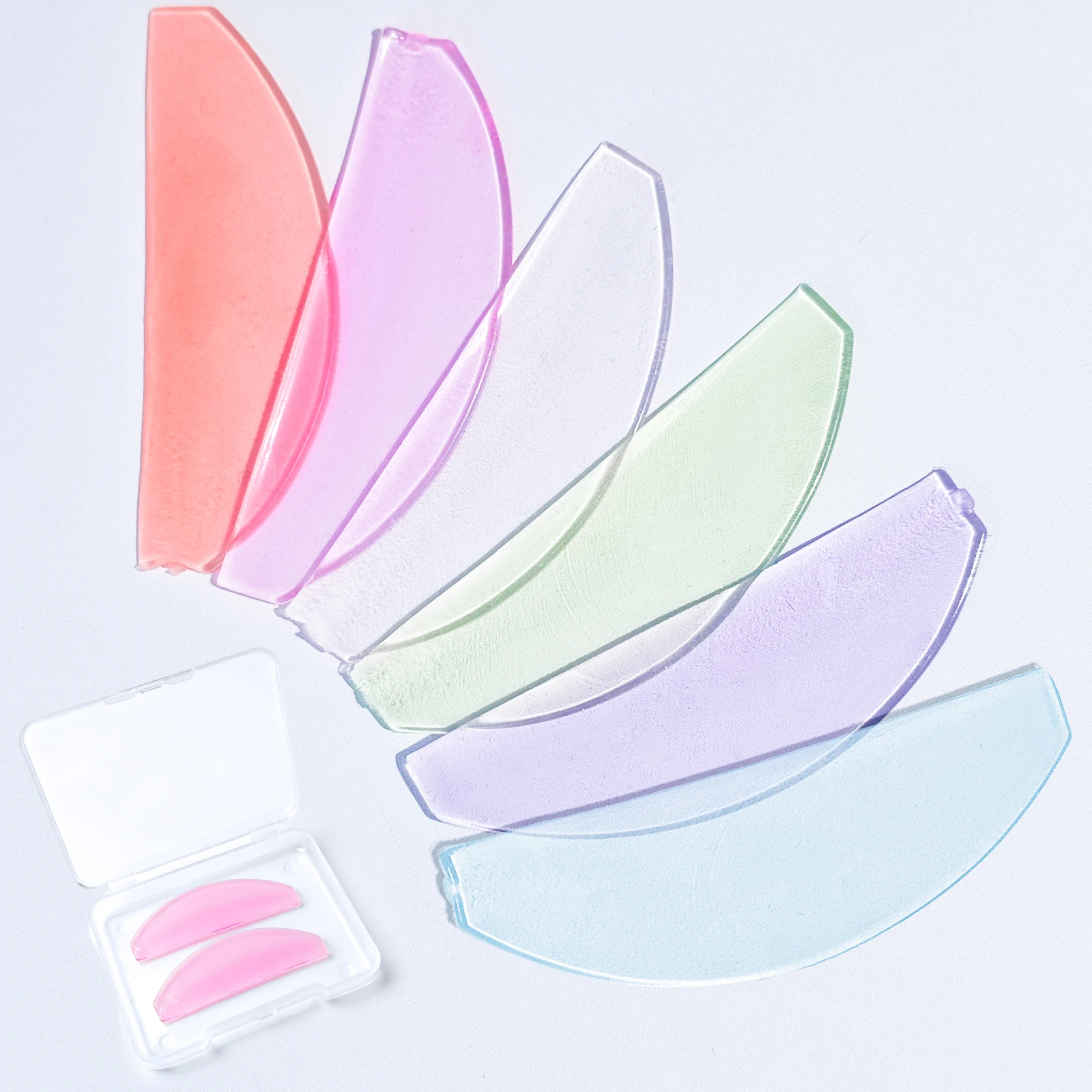 Libeauty 새로운 1 쌍 속눈썹 연화 패드 실리콘 속눈썹 파마 패드 속눈썹 막대 쉴드 리프팅 속눈썹 액세서리 메이크업 도구
