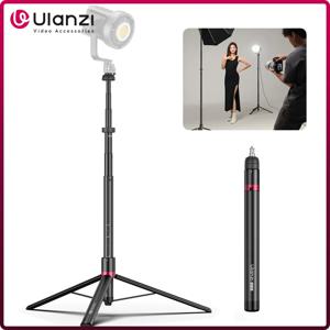 Ulanzi 사진 스튜디오 키트용 라이트 스탠드 삼각대, 40W 프로 120W 200W Cob 라이트 패널 라이트 카메라, 1/4 인치 나사 포함, AT-05, 2M