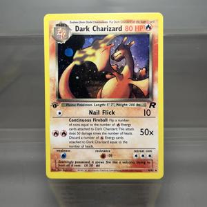 Charizard PTCG 단일 컬렉션 카드 1st Edition 1996 Vmax Ex 희귀 레인보우 카드 PKM 프록시 카드 장난감 선물
