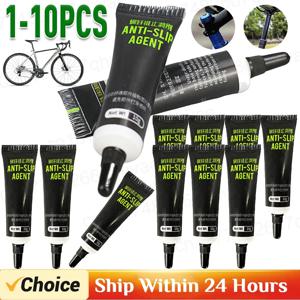 1-10Pcs 시트 포스트 핸들 바 프레임 줄기 표면 보호를위한 10G 탄소 섬유 미끄럼 방지 에이전트 자전거 용 자전거 그리스