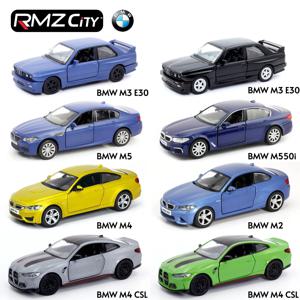 1/36 BMW M2 M3 M4 M5 어린이를위한 장난감 자동차 모델 RMZ CiTY 다이 캐스트 금속 레이싱 미니어처 풀백 컬렉션 선물 키즈 소년
