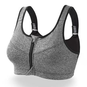 CZGUKE S-2XL 인기 스포츠 탑 요가 브라 여성용 충격 방지 스포츠 셔츠 스포츠 브라 프론트 지퍼 여성용 푸시 업 브라 스포츠웨어