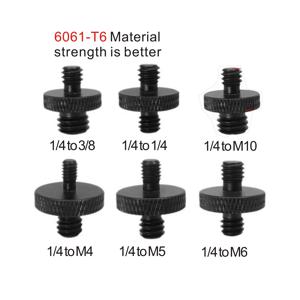 2/4pcs 범용 카메라 변환 나사 1/4 남성 3/8 M4 M5 M6 M8 M10 남성 나사 삼각대 모노 포드 마운트 어댑터 사진