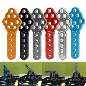 RC 크롤러 알루미늄 금속 충격 흡수 장치 마운트 1/10 축 SCX10 90046 90047 D90 D110 업그레이드 부품 용 높이 각도 스탠드 조정