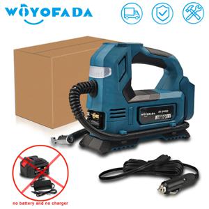 자동차 자전거 타이어 공에 대 한 무선 전기 공기 펌프 Makita 18V 배터리에 대 한 휴대용 자동차 타이어 팽창기 공기 압축기