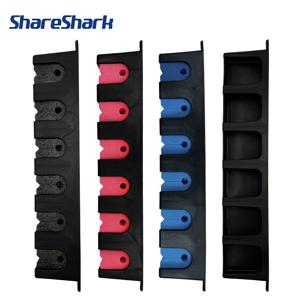 ShareShark 낚싯대 보관 랙 벽걸이형 낚싯대 홀더 브래킷 수직 및 수평 디스플레이 고정 프레임