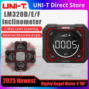 UNI-T LM320F/E/D 디지털 경사계 레이저 각도 측정기 고정밀 4x90 °   상대 및 절대 측정 자기 경사계