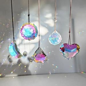 여러 스타일 크리스탈 태양 포수 레인보우 프리즘 레인보우 메이커 창, 발코니, 주방, 정원 Decorat DIY 홈 장식