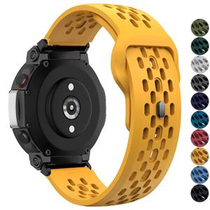 Amazfit T-REX 3 2 용 부드러운 실리콘 스트랩 Amazfit T-REX/Pro 시계 밴드 액세서리 Correa 용 통기성 스포츠 팔찌 밴드