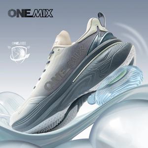 ONEMIX 새로운 조깅 운동화 여성 및 남성 가벼운 운동화 도로 신발 내마모성 패션 스포츠 신발 피트니스