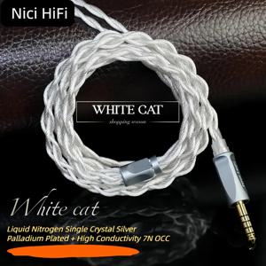 Nici HiFi-17 이어폰 형 헤드폰 업그레이드 케이블 Delci Explorer DaVinci Himalaya 용 0.78 2pin/mmcx/ie900/HD800 ~ 4.4mm/4pin XLR