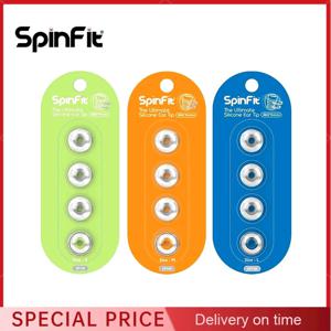 SpinFit CP145 CP-145 실리콘 이어팁 특허받은 360도 자유 회전 4.5mm 노즐 직경 DUNU 이어폰 KZ TRN용