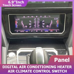 터치스크린 에어컨 디지털 A/C 히터 패널 6.9인치 VW 골프 6 7 티구안 파사트 B7 B8 CC 제타용 공조 컨트롤