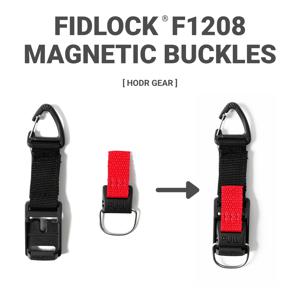 Fidlock F1208 마그네틱 버클 20mm Molle 시스템 마그네틱 클립 전술 하이킹 캠핑 야외 전술 기어 EDC