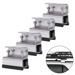 점퍼 용 DUCATO 용 복서 용 PROMASTER 용 4PCS 밴 루프 랙 마운트 키트 스테인레스 스틸 RVs 광전지 브래킷 루프 랙