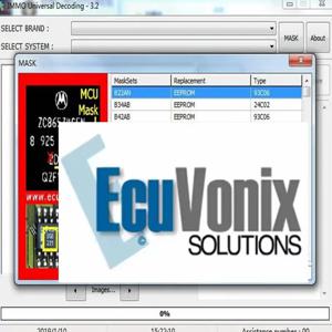 뜨거운 판매 새로운 EcuVonix IMMO 디코딩 3.2 IMMO 범용 디코딩 3.2 ECU + Keygen의 IMMO 코드 제거